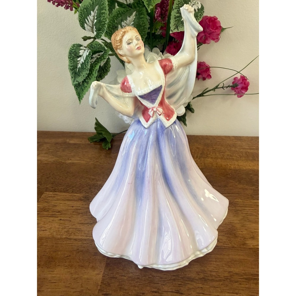 Royal Doulton June HN2991 Figurine Birthday Series Bone China Lady Figure 1987